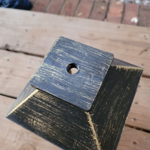 Black Lantern with LED Candle , BatteryOperated, Realistic - Picture 2 of 5